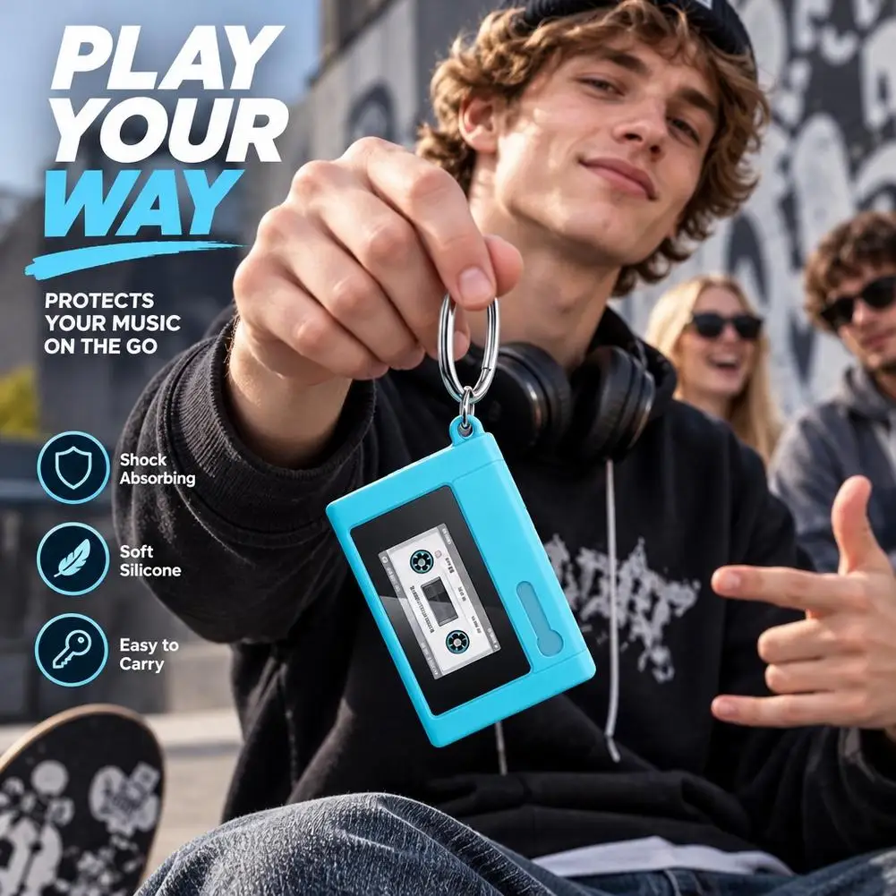 For FiiO Echo MINI MP3 Player Silicone Case Soft Protective Cover Skin Shell Portable Anti-Drop Accessories