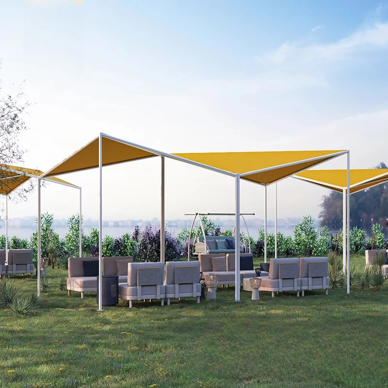 

Outdoor aluminum alloy gazebo modern leisure awning yard garden homestay fixed splicing mobile sun room pavilion