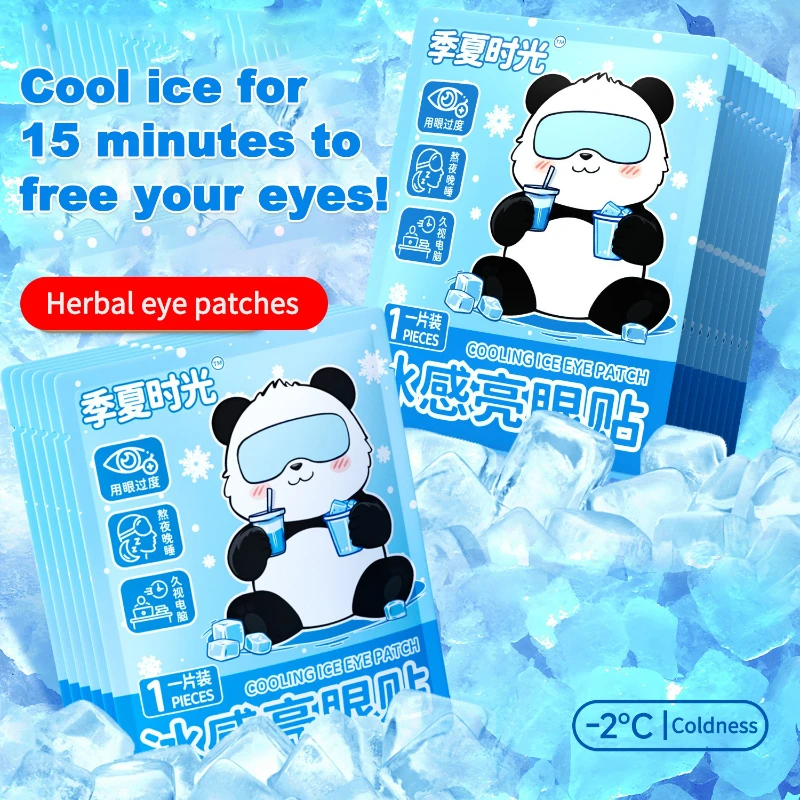 10/30Pcs Ice Eye Mask Ice Wake Cool Eye Mask for Office Workers Learning Eye Fatigue Ice Gel Ice Stick Physical Cooling Summer