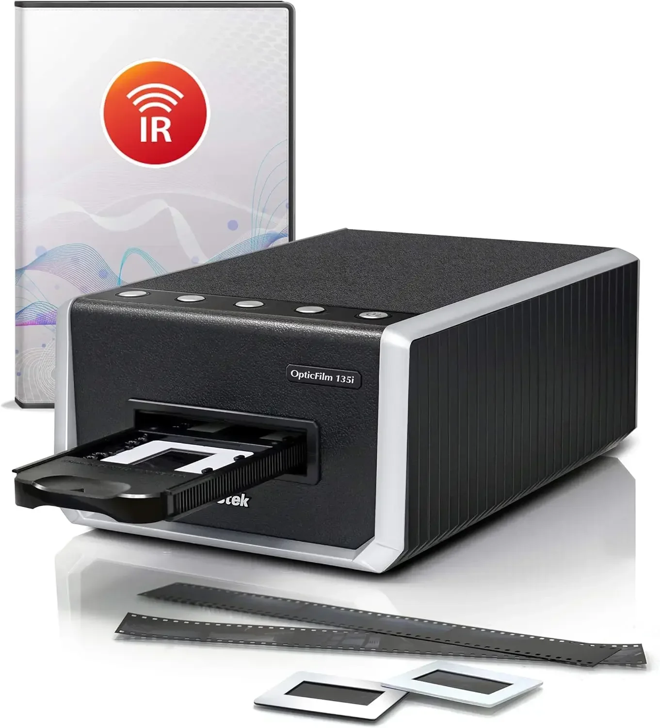 FREE SHIPPING.OpticFilm 135i - Automatic Film & Slide Scanner, Batch converts 35mm Slides & Film Negatives,FREE SHIPPING.