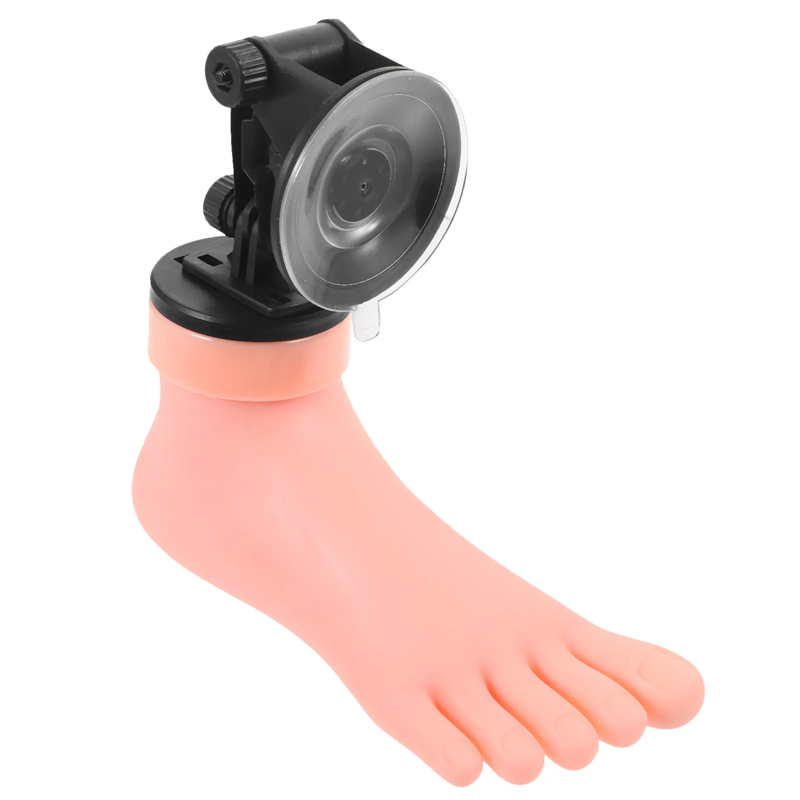 

Suction Cup Foot Manicure Practice Nail Art Training Tool Soft Realistic Skin Color Nail Practice Fake Manicure Display Tool