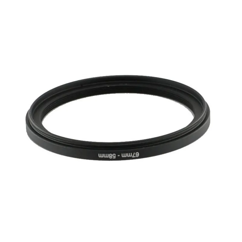 1pcs 82-77 77-72 72-67 67-62 62-58 58-55 55-52 52-49 49-37 58-52mm Metal Step down Rings Lens Adapter Filter Set