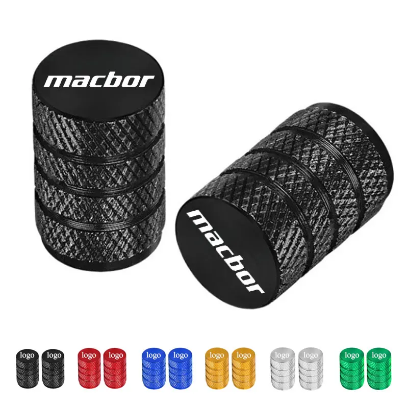 Bouchons de couvercle de tige de Valve de pneu CNC pour moto, 2 pièces, pour Macbor Montana XR1 XR5 500 Rockster plat 125 huit milles 500 Scrambler