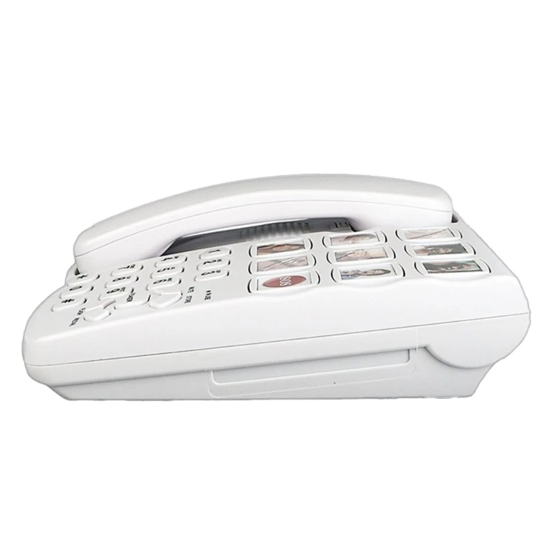 Senior Friendly Landline Phone With Large Keypad Hands Freely Calling and Wall Mount Option Fixed TELEPHONE