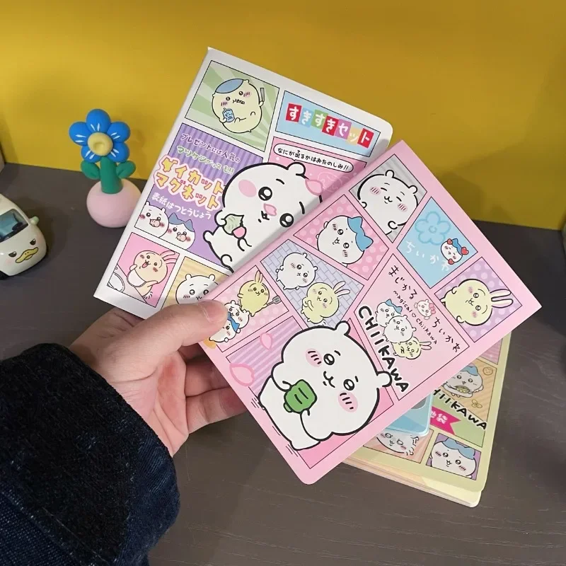 Anime Kawaii Notebook Self Deprecating Bear Student Supplies Cartoon Color Pages Notes Girls Portable Message Hand Ledger Gift