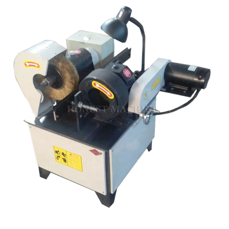 Easy-to-Operate Bearing-Enhanced Metal Tube Polishing Machine | Stainless Steel/Aluminum Square Tube Buffing Grinding Machine