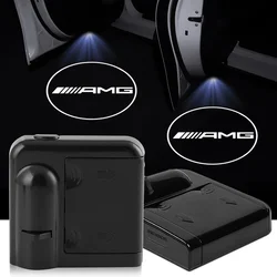 AMG Emblem Wireless HD Courtesy Lamp Car Door Projector LED Welcome Light For Mercedes Benz A/B/C/E/S Class C200L W211 W212 W213