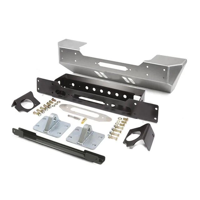 

Auto Parts Car Exterior Accessories Steel Short Front Bumper Without Bull Bar For Jeep Wrangler JL & Gladiator 2018+