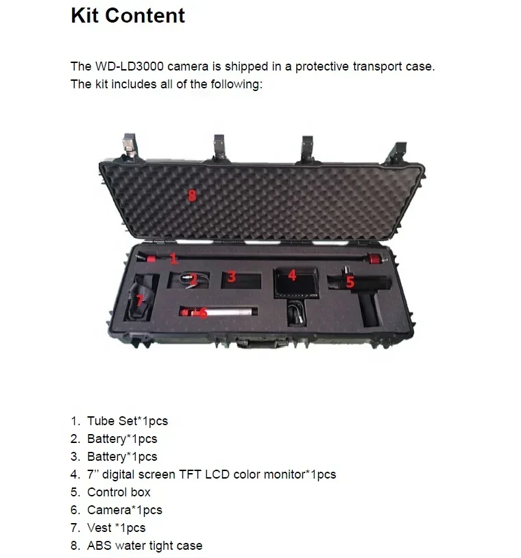 WD-LD3000 Mine Resgate e Resgate Equipamentos, Marine Rescue Equipment