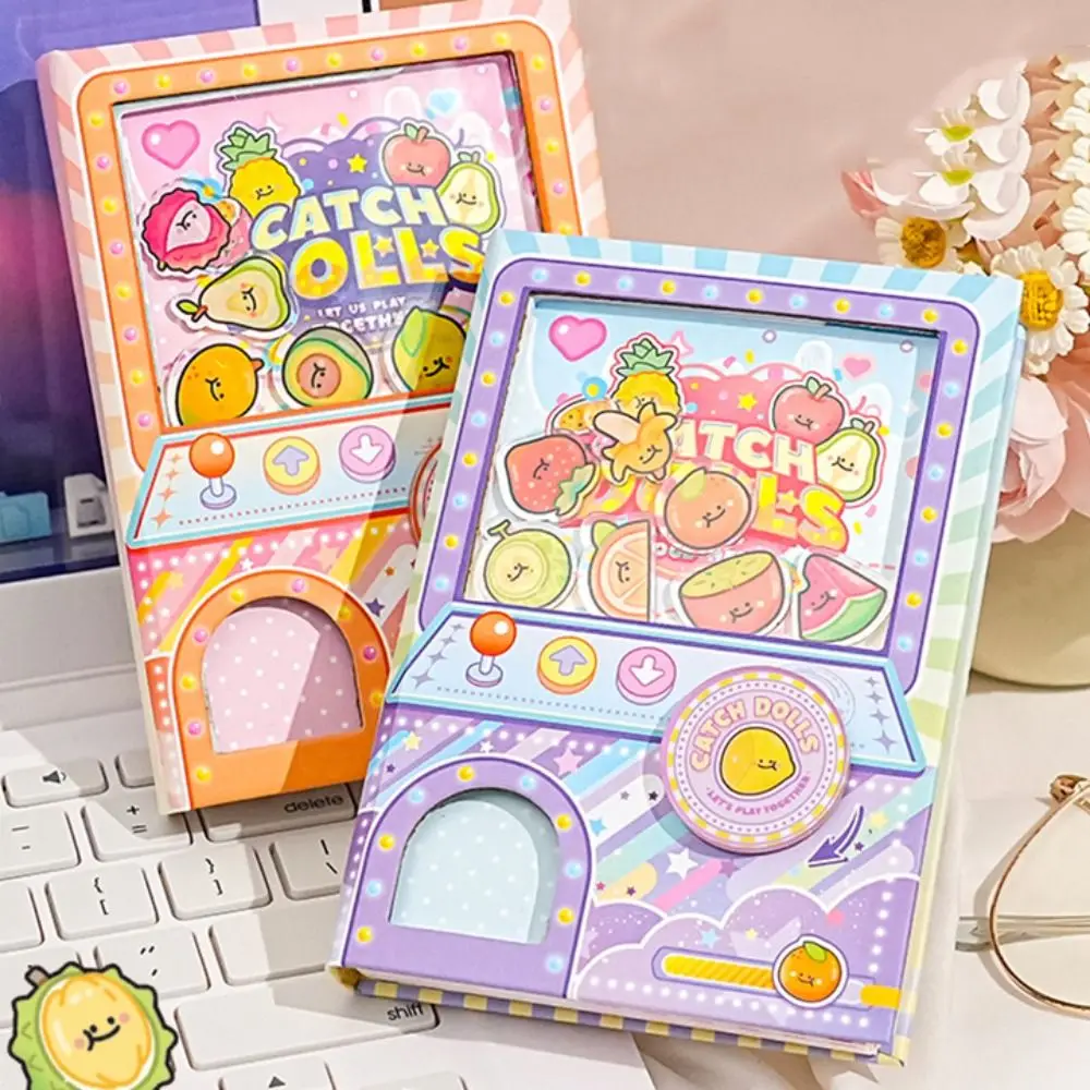 Portable Fruit Twisted Egg Organ Book High Value DIY Full-color Notepad Cartoon Creative Twisted Egg Organ Notebook Office