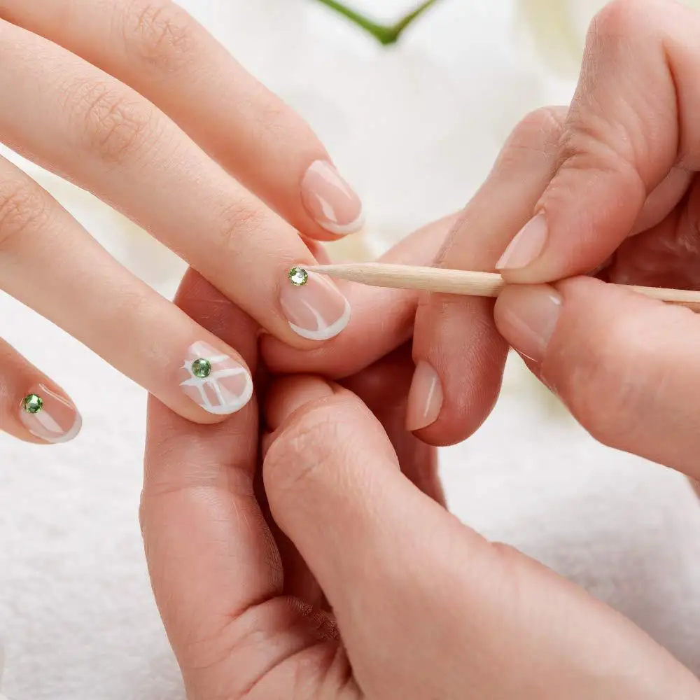 100 قطعة من دافعات البشرة المصنوعة من الخشب البرتقالي الطبيعي أدوات العناية بالأظافر غير المعطرة لصالونات التجميل المنزلية للاستخدام المتين الصحي