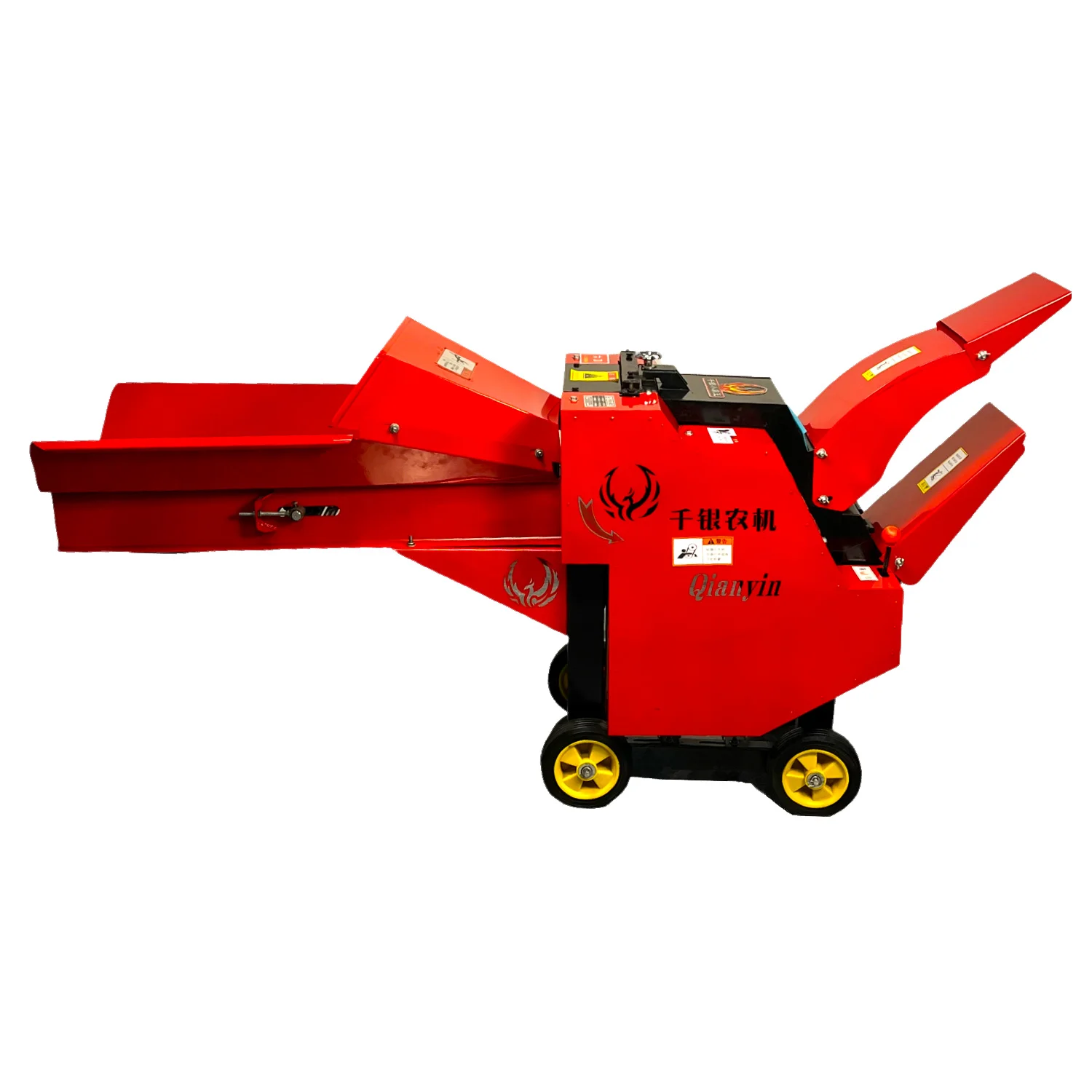 Automatic Feed Cattle Sheep Forage hay Stalk Straw Grass Chopper Crusher Chaff Cutter Machine Animal Feed  Farm 5.5 Ton/h