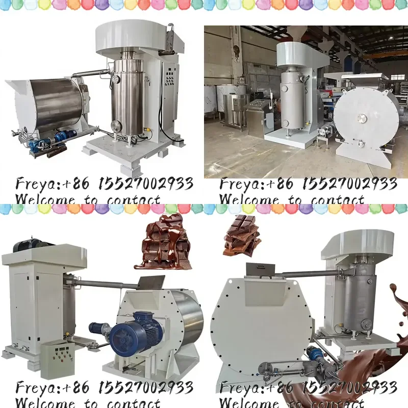 High Efficiency Chocolate Refiner Ball Mill Conche Machine, Complete Chocolate Grinding Conching Processing Line