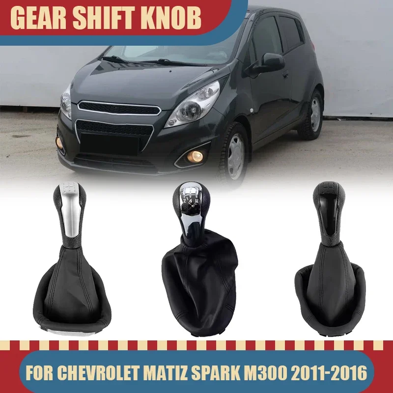 

High-Quality 5 Speed Manual Gear Shift Knob For Chevrolet Matiz Spark M300 2011 2012 2013 2014 2015 2016 Car Accessories