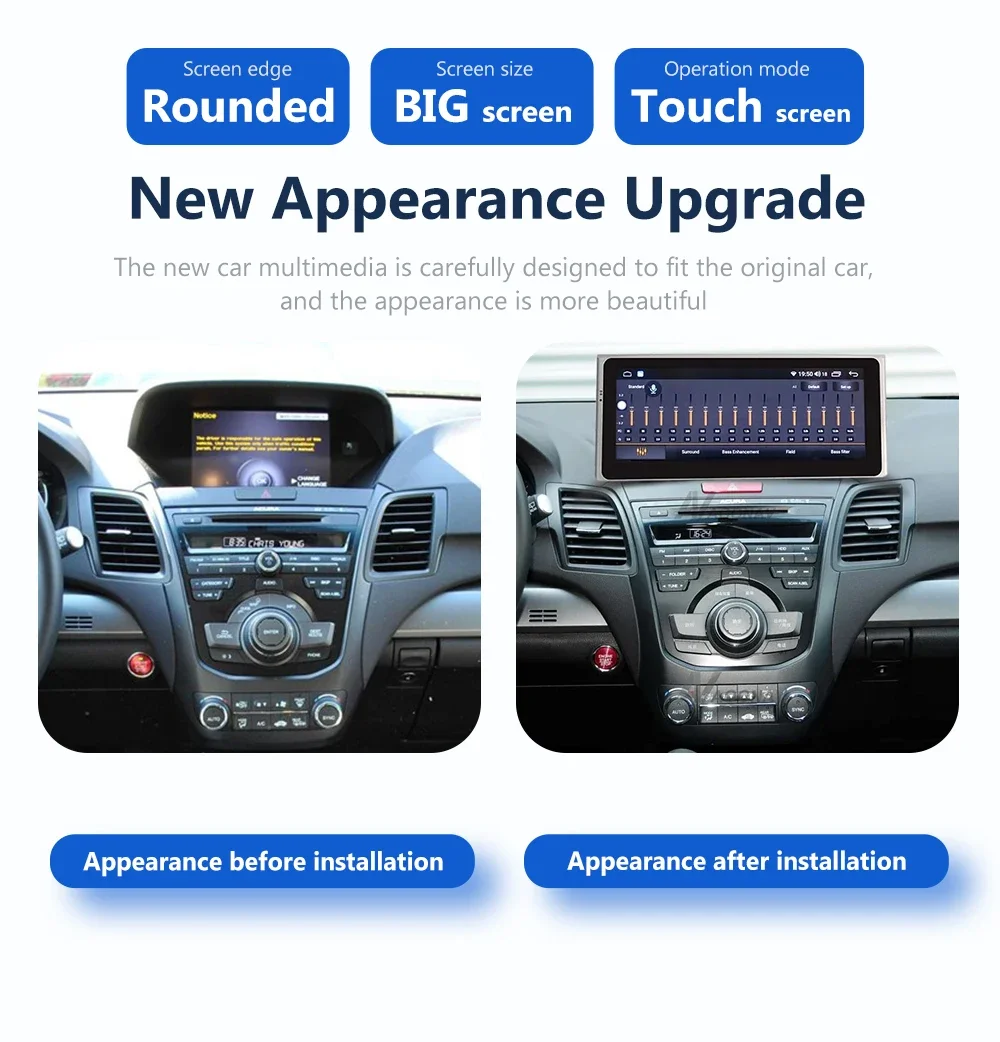 Android Car Radio For Honda Acura RDX 2013 2014 2015 2016 2017 2018 Auto Stereo Receiver Multimedia GPS Navigation Carplay Unit