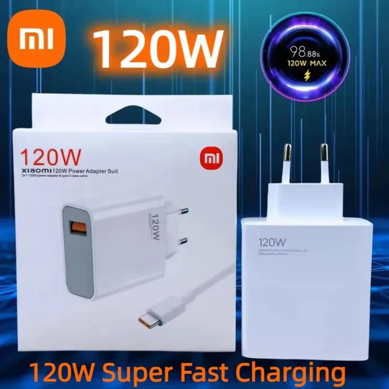 Original Xiaomi 120W Charger Fast turbo Charge Hypercharge Gan Adapter For Redmi Note 11 12 13 14 Pro Plus 5G Mi 14 13 13T Cable