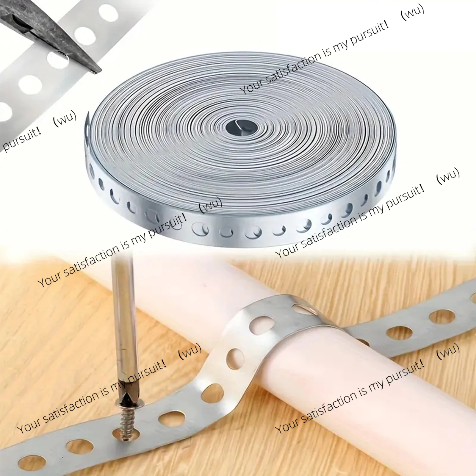 Outdoor Galvanized Iron Strip Galvanized Roll Household Supplies Galvanized Metal Hanger Strip Hanger Strap Roll Metal Tape