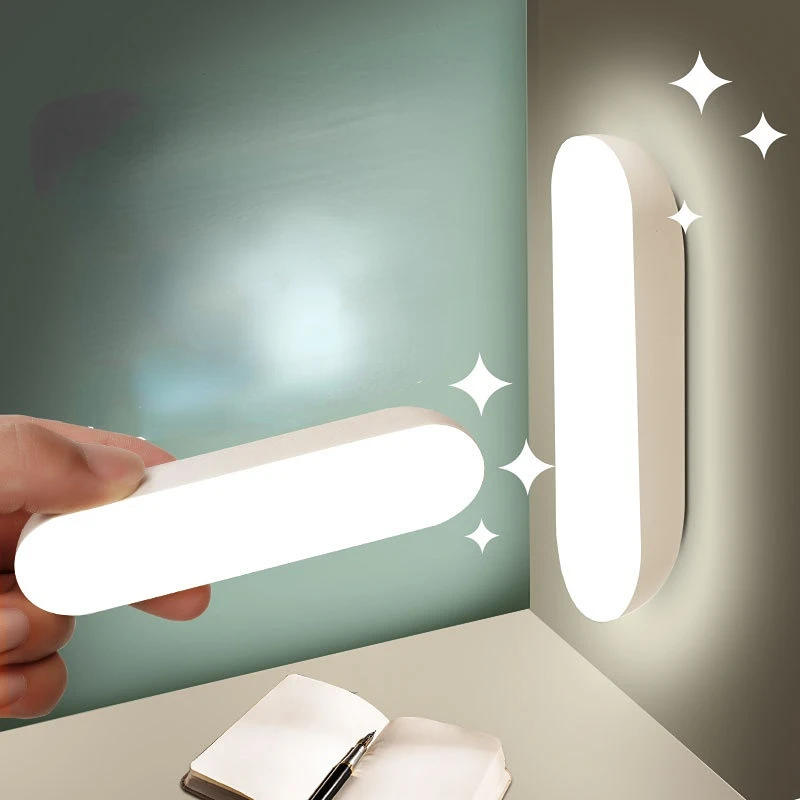 Sensor de corpo inteligente sem fio luz acima da noite em casa corredor gabinete led cabeceira luz da noite quarto sono carregamento