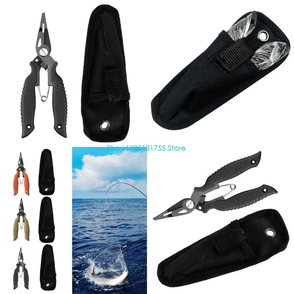 

K0EF захват для рыбы, захват для рыб, захват для губ, плоскогубцы, многофункциональный резак для лески, зажим для рта рыбы, для