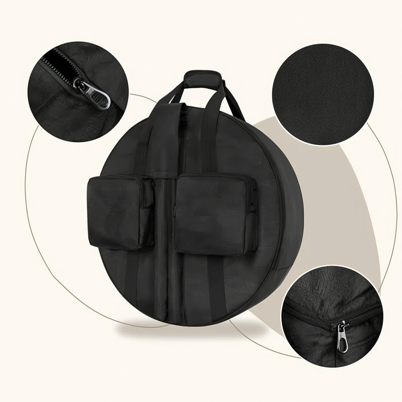 Disc Golf Basket Carry Bag Portable Disc Golf Basket Bag Travel-Friendly Heavy-Duty for Practice Area, Backyard view 6