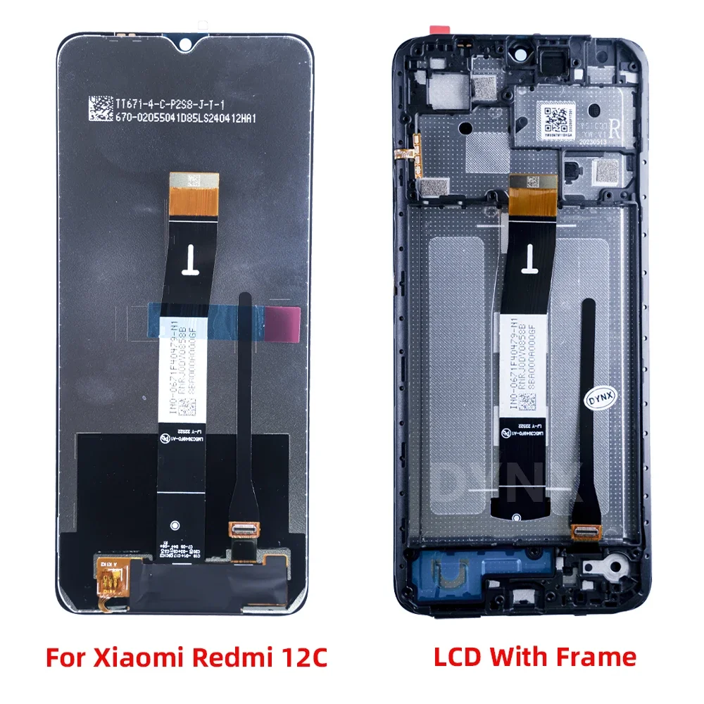 LCD Screen For Xiaomi Redmi 12C LCD Display Touch Screen Digitizer Assembly 22120RN86G 22120RN86I 22126RN91Y 2212ARNC4L Parts