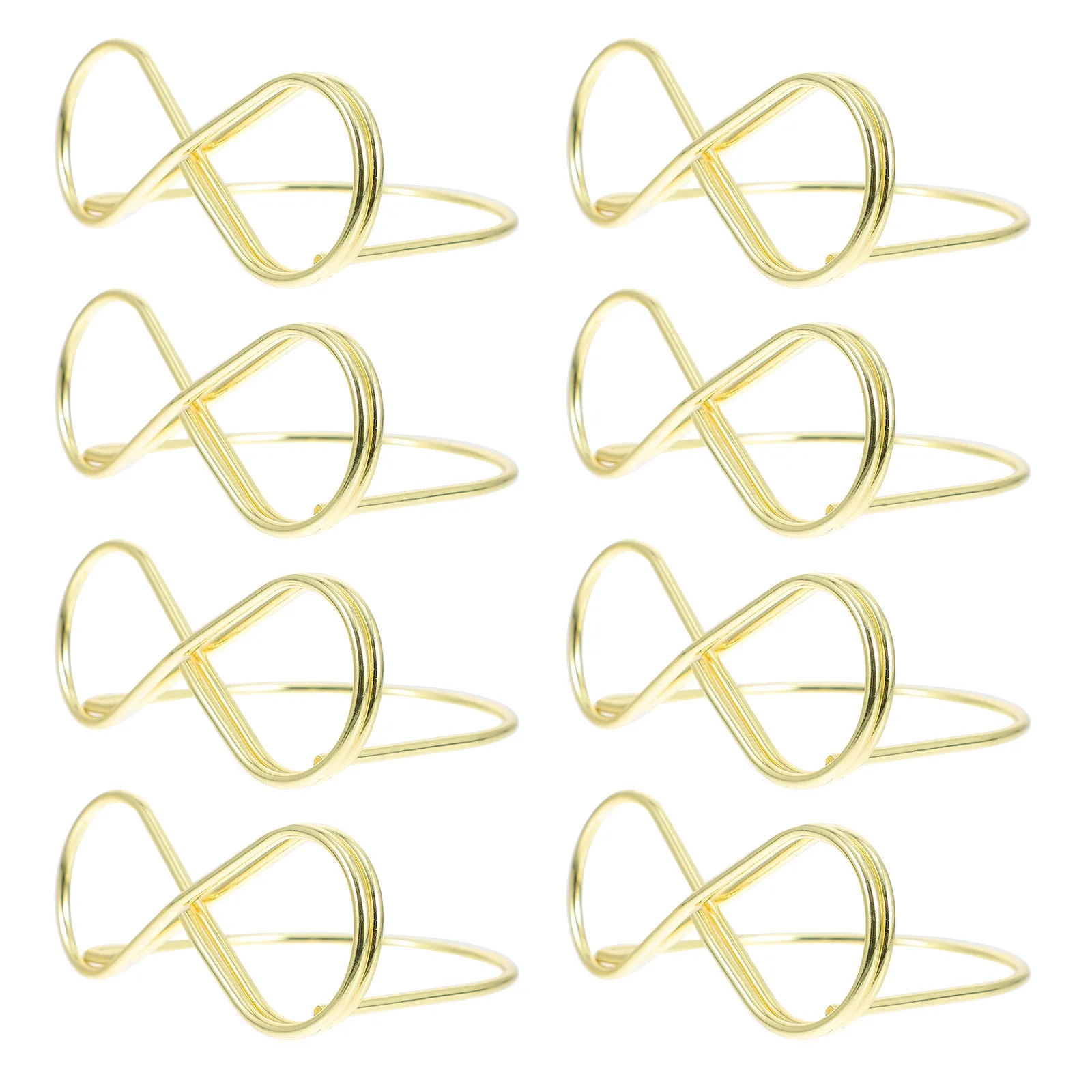 

20Pcs Metal Bow Design Memo Clips Smooth Polished Surface Table Number Clip Photo Holder Desktop Decoration Wedding