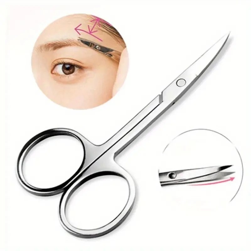 Small Stainless Steel Scissors For Nails, Eyebrow And Nose Hair Scissors, Nail Trimmers, Facial Trimmers, Makeup And Beauty 2035