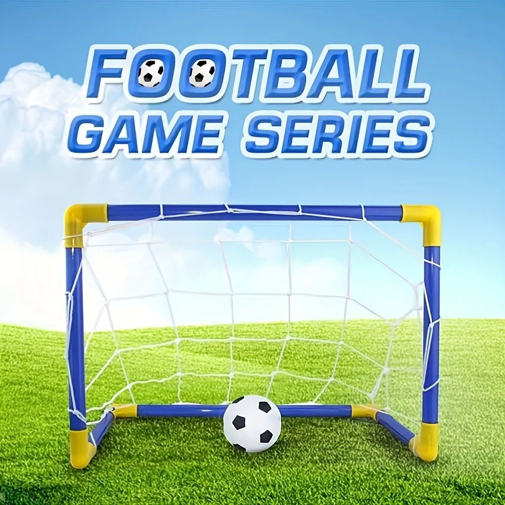 

Outdoor and Indoor Plastic Football Goal Set Portable Disassembly DIY Sports Football Frame,Partido De Fútbol Familiar