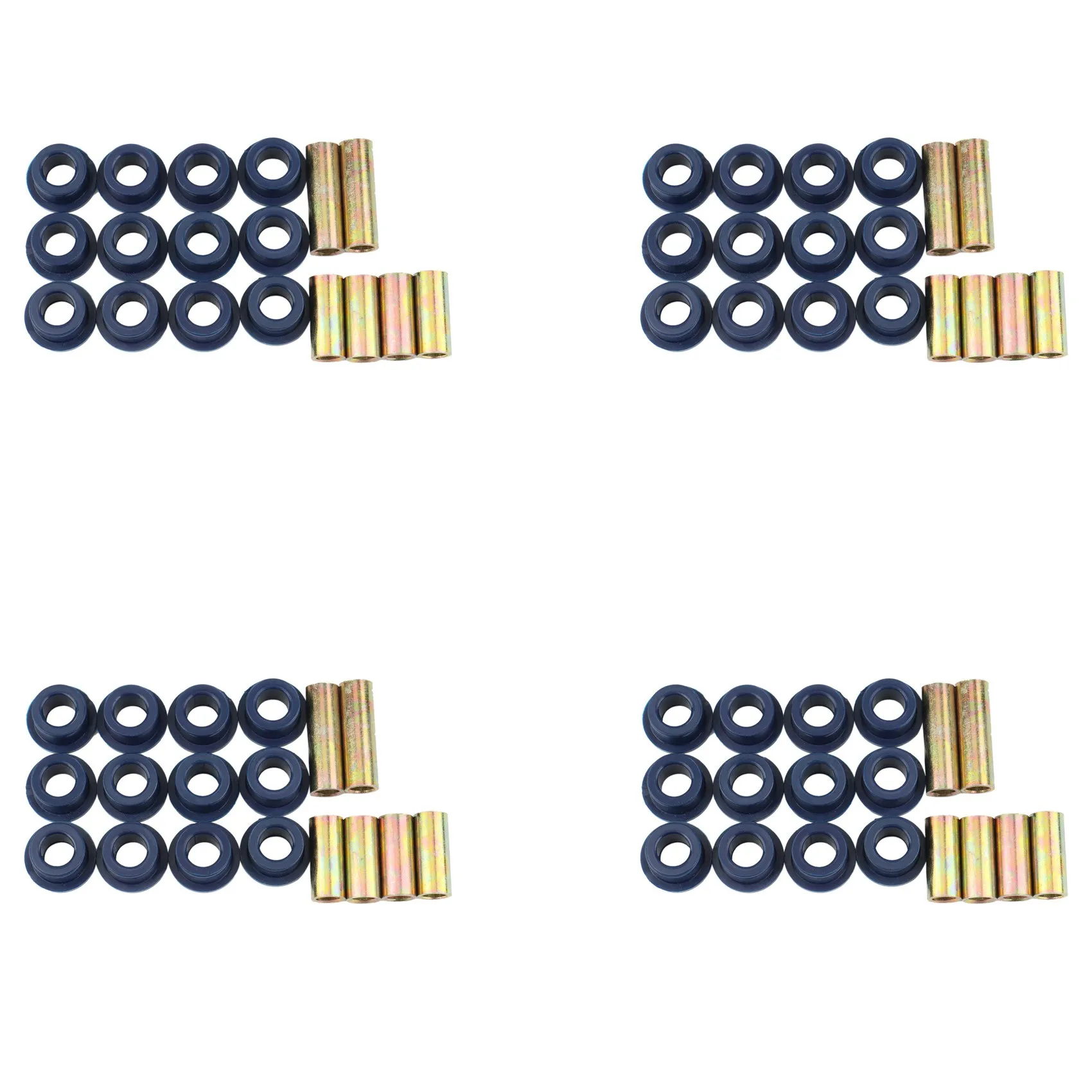 

ABVH-4X Front Lower Spring+Front Upper A Suspension For Club Car Bushing Kits,Replace Bushings 1016346,1016349,Blue
