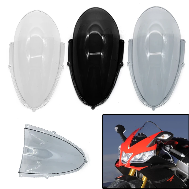 Fit for Aprilia RSV4 1100 Factory 2021 2022 2023 2024 Motorcycle Front Windscreen Windshield Fly Screen Shield Wind Deflector