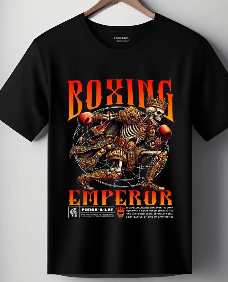

Emperador del Boxeo PNG: Diseño de camiseta urbana (Descarga digital)