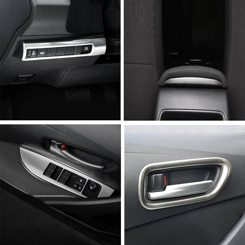 For Toyota Corolla E210 2019- 2021 2022 2023 2024 2025 2026 Hybrid Left-Hand Drive Stainless Car Trim Cover Interior Accessories