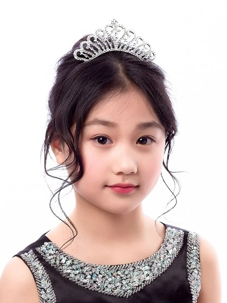 Diadèmes de princesse élégants en cristal, couronnes de fête d'anniversaire, peigne à cheveux, ornements de cheveux, diadèmes de mariage en cristal, accessoires pour cheveux de mariée