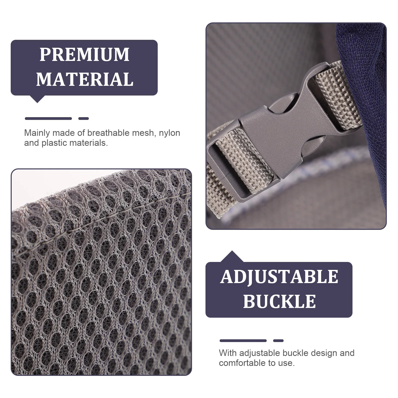 

One Size Blue Baby Carrier Backpack Multi-Functional Breathable Infant Carrier for 3-30 Months 15Kg Support Chest and Kangaroo