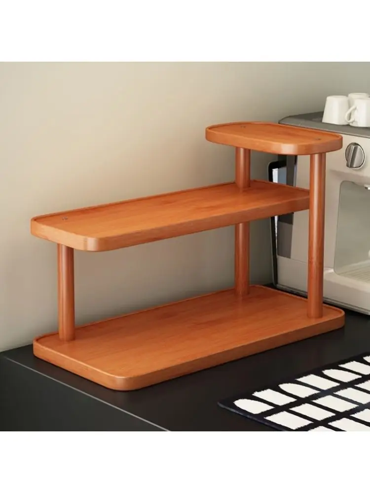 

Настольная подставка для чашек, держатель для стаканов на офисный стол, подставка для чайного набора, маленькая подставка для чашек, бамбуковый материал, складная, экономичная, экономичная модель