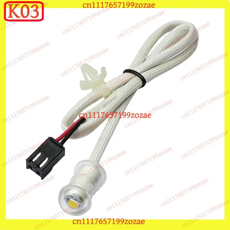 K03 Drum Washing Machine Door Light Sealing Ring Bulb Tube LED Replacement Part Universal Fit
