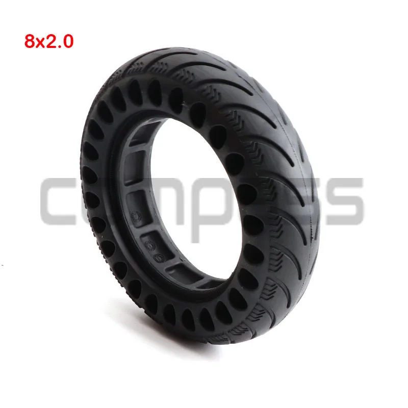 

8*2.0 electric scooter solid tire 200x50 balance car free inflation honeycomb explosion-proof tire