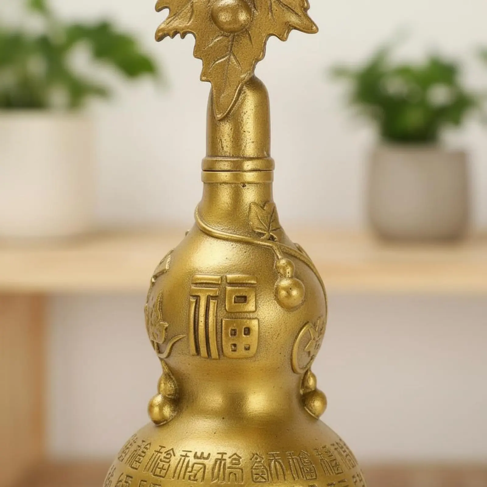 

Декоративная тыква из латуни: талисман удачи, китайская тыква-оберег, декор по фен-шуй, искусно вырезанная, ручная работа, украшение для дома