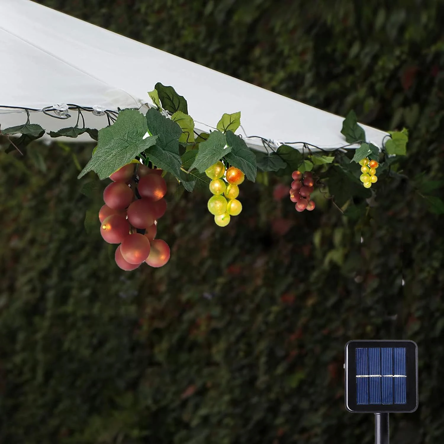 Led Solar Grape Lig… - image
