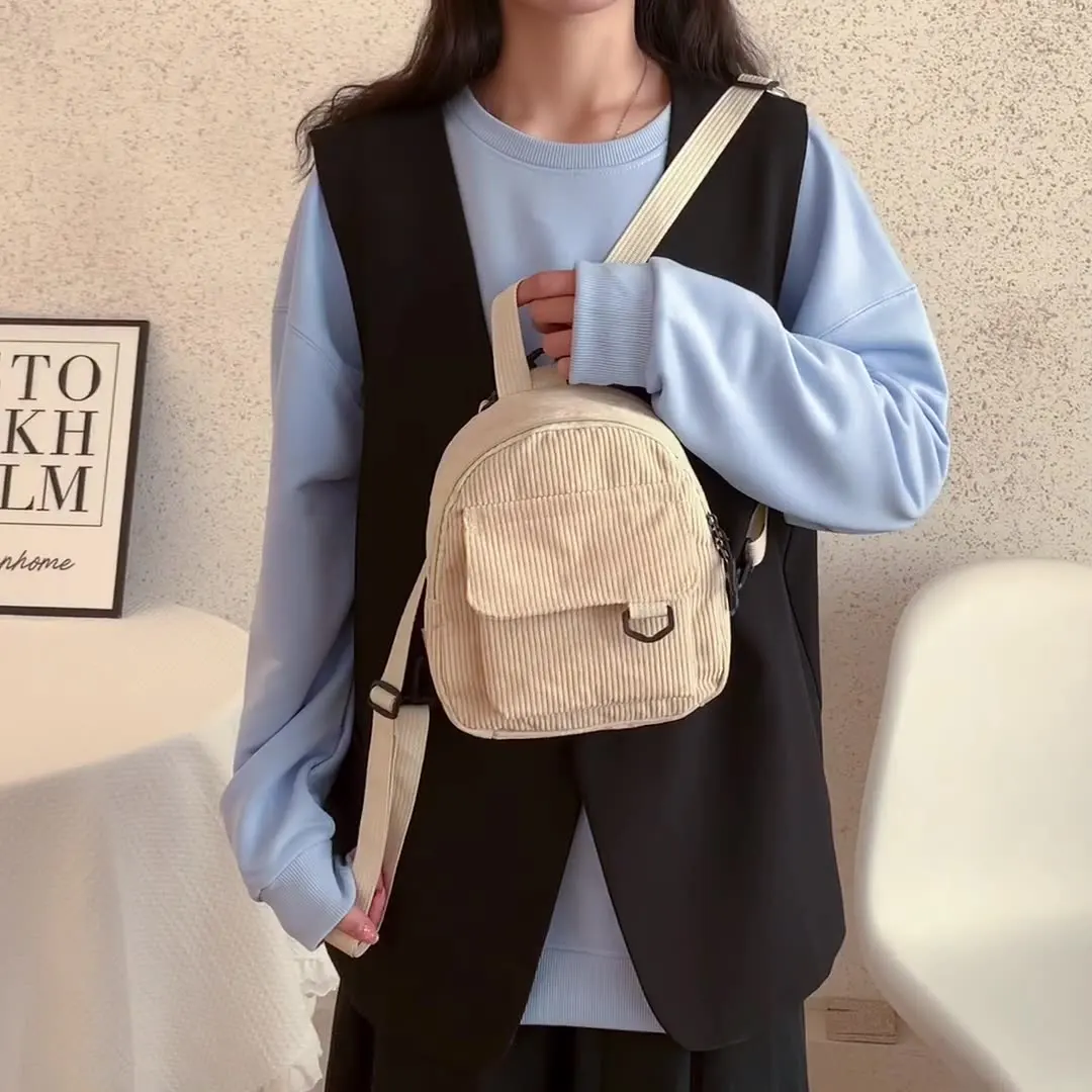 حقائب ظهر صغيرة تريند حقيبة نسائية حقائب مدرسية صغيرة للفتيات المراهقات والطلاب والنساء حقيبة ظهر كاجوال عصرية #5