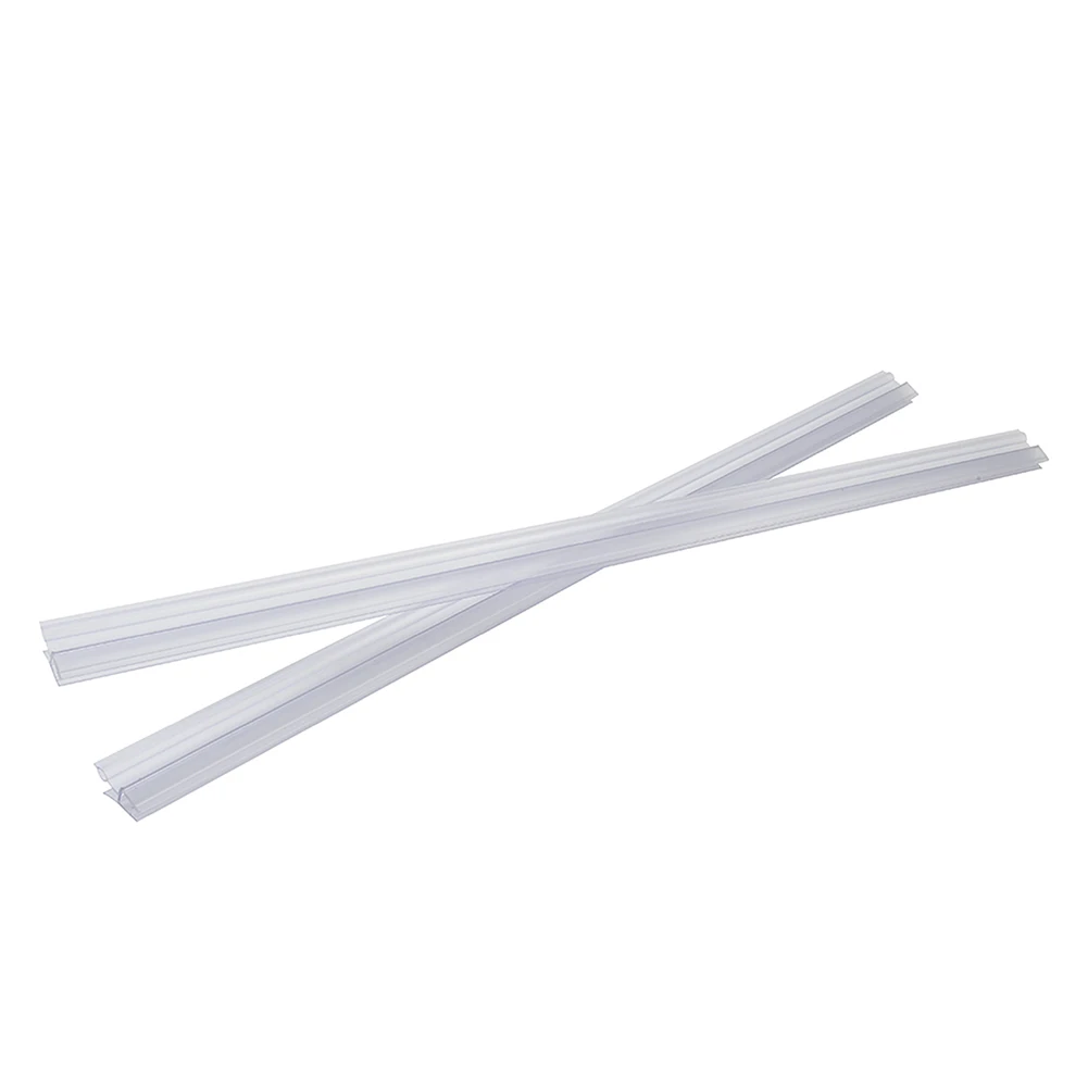 2pcs Water Deflector Non-slip Bath Shower Screen Door Sealing Strip Water Baffle Gap Window Seal Glass Door Weatherstrip