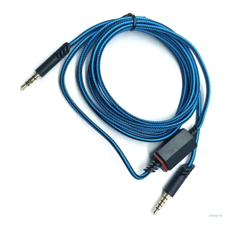 M5TD Professional Headsets Cable With Volumes Control, 2M Long, For A10/A40 Headsets Wire High Resolution Headphone Cord