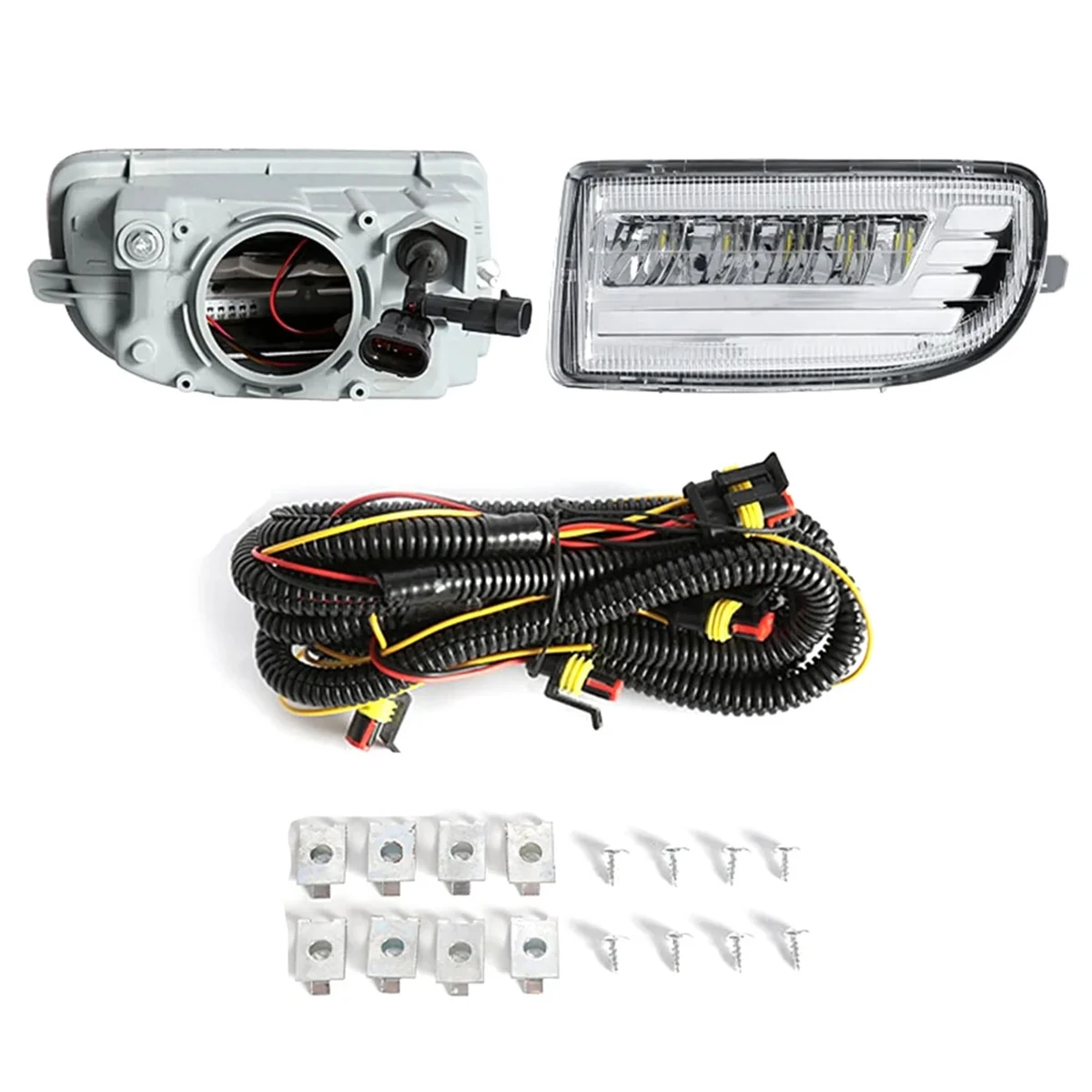 LED Fog Lights for Toyota Land Cruiser 100 LC100 UZJ100 FZJ10 1998-2008 DRL Turn Signal Daytime Driving Lamp