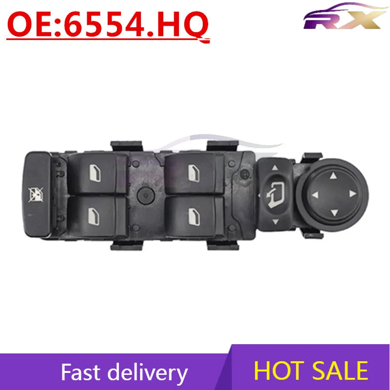 

OEM:6554.HQ Suitable For Citroen Auto Parts Glass Lifter Switch Powered Windows Control Switch