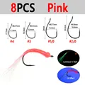 8PCS Pink