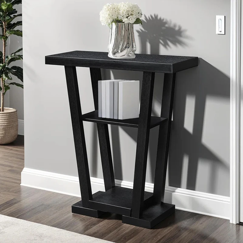 

Medieval style homestay entrance table, door-to-door against the wall, long strip table, home-to-door front door, case desk, sol