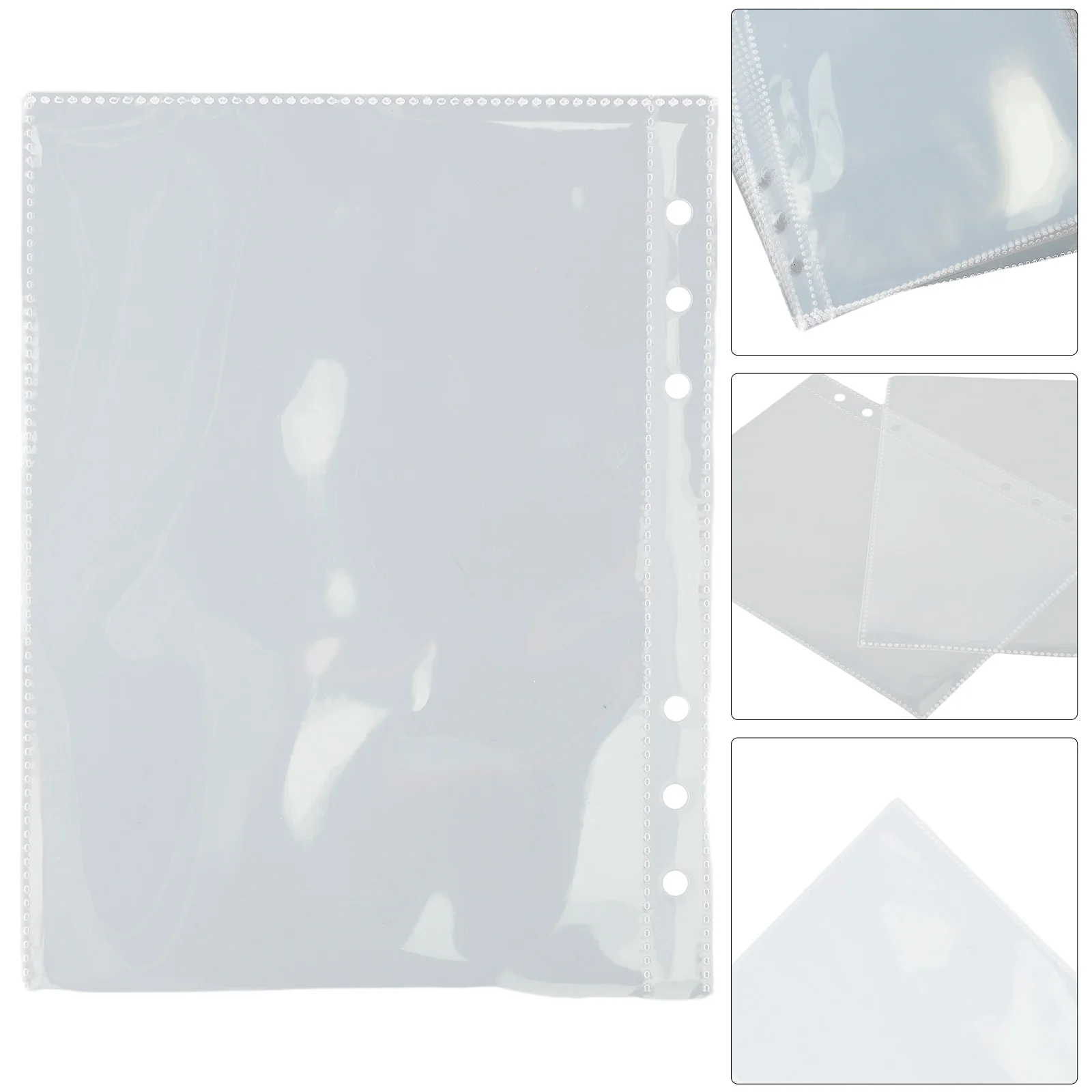 

A 1P 2P 4P A5 Sleeves A5 Binder Sleeves A5 Sleeves Accessory Clear Photocard Refill Inner Set Standard 15.2*19.8cm