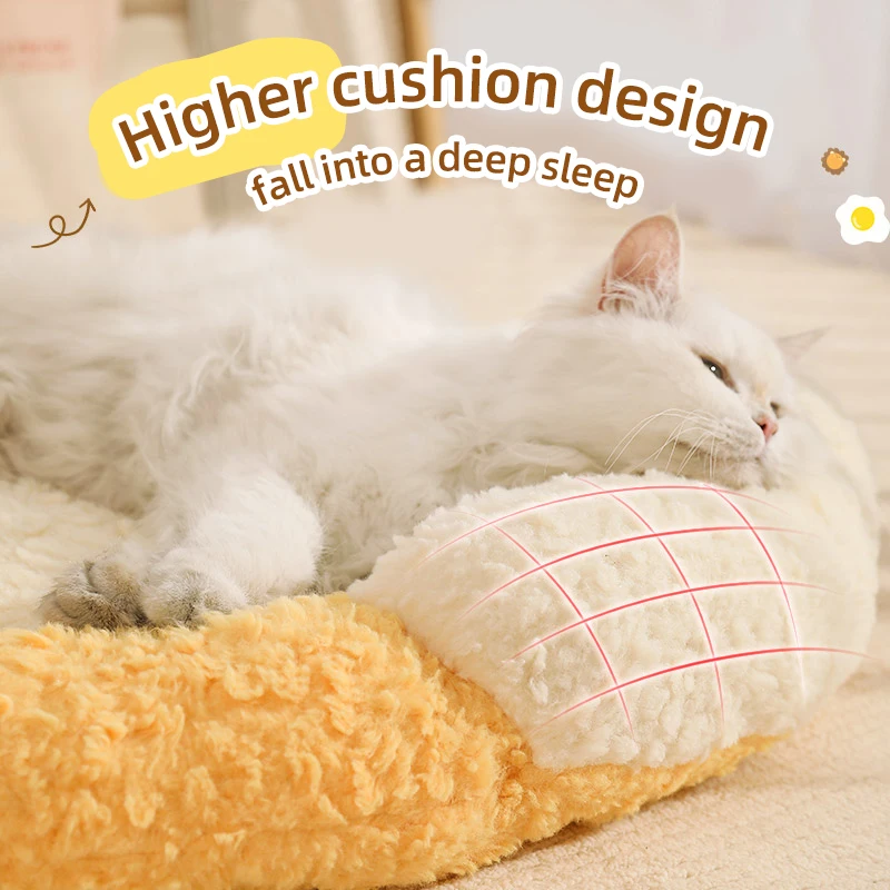 HOOPET Cat Sleeping Nest Sofa Cats Bed Cat Sleeping Mat Winter Warm Winter  Four Seasons Universal Cat Litter Pet Beds