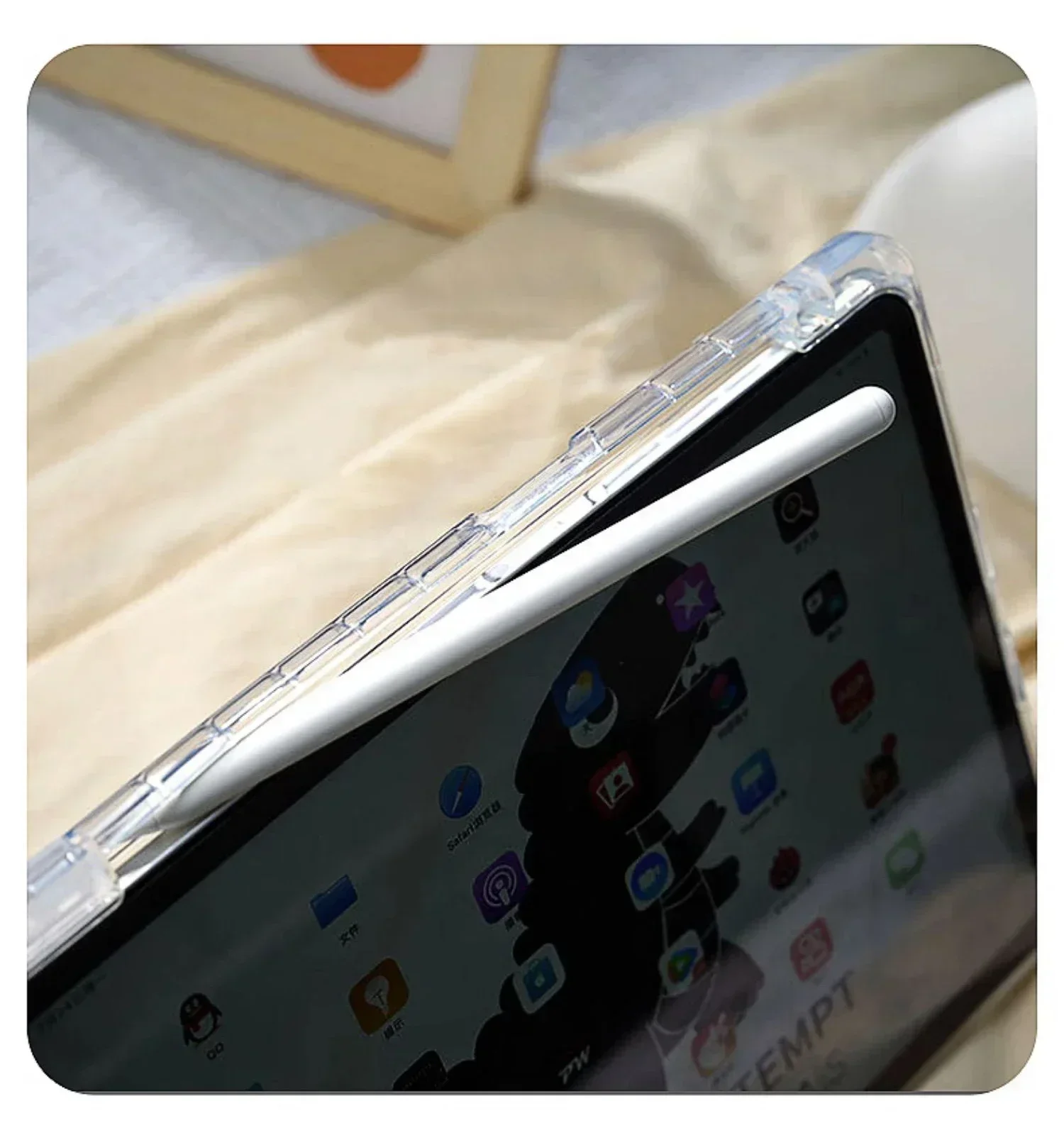 Hülle für iPad Air 11 (2026), iPad 12./11./10. Generation, 10.2, 7./8./9. Generation, iPad Pro 11, 4, 5, 10.9, 12.9 A16 A19 mit Stifthalter – Detail 6