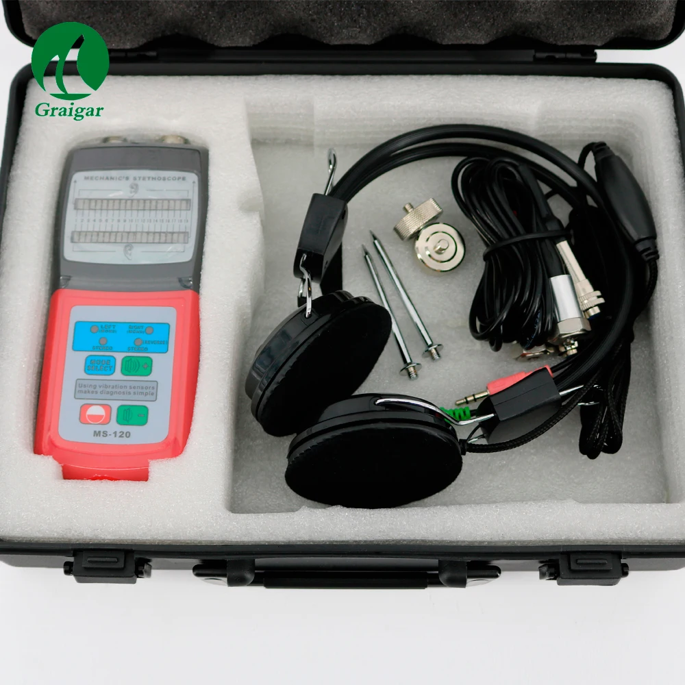 

MS120 Electronic Digital Mechanic's Stethoscope MS-120 Fault Stethoscope